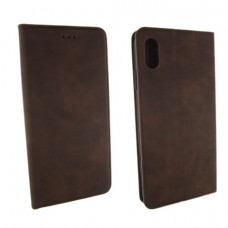 Чохол книжка iPhone XS Max Premium Case (коричневий)