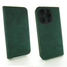 Чохол книжка iPhone 15 Pro Захист камери (зелень)