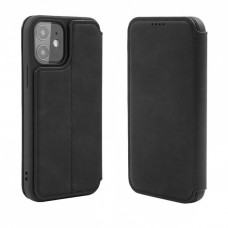 Чохол книжка iPhone 12 mini Шкіряний (чорний)