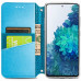 Чохол книжка Xiaomi Redmi Note 9 pro 9S Візерунки (бірюзовий)