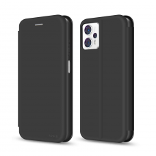 Чохол книжка Motorola Moto G23 G13 Шкіряний (чорний)
