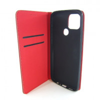Чехол книжка Oppo A15 A15s Premium Case (красный)