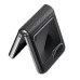 Чохол книжка Samsung Galaxy Z Flip6 Шкіряний (чорний)