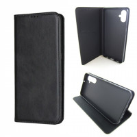 Чохол книжка Samsung A05 A055 Шкіряний (чорний)