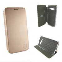 Чехол книжка Samsung J3 J310 J320 Подставка (розовое золото)