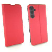 Чохол книжка Samsung A14 A145 A146 Шкіряний (червоний)