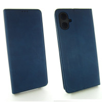 Чехол книжка Samsung A06 A065 Защита камеры (синий)