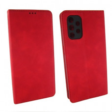 Чехол книжка Подставка Samsung A13 A135 кожаный (красный)