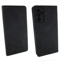 Чехол книга Samsung M13 M135 M136 Защита камеры (черный)