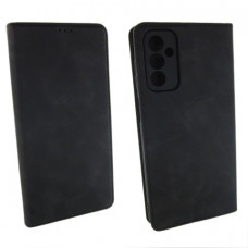 Чехол книга Samsung M13 M135 M136 Защита камеры (черный)