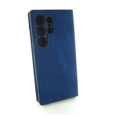 Чохол книжка Samsung S24 Ultra S928 Захист камери (синій)