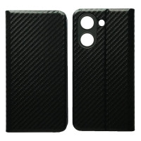 Чохол книжка Xiaomi Poco X7 Pro 5G Захист камери (карбон)
