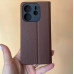 Чохол книжка Xiaomi Redmi Note 14 4G Захист камери (коричневий)