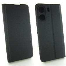 Чохол книжка Xiaomi Redmi 13C Poco C65 Захист камери (чорний)