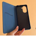Чехол книжка Xiaomi Redmi A5 кожаный (синий)