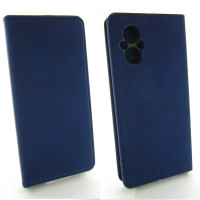 Чохол книжка Xiaomi Poco M5 шкіряний захист камери (синій)