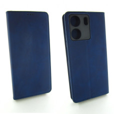 Чохол книжка Xiaomi Redmi 13C Poco C65 Захист камери (синій)