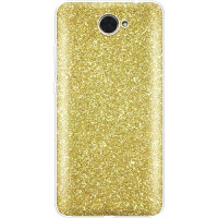 Huawei Y7 2017 чохол блискітки shining glitter bling gold