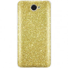 Huawei Y7 2017 чохол блискітки shining glitter bling gold
