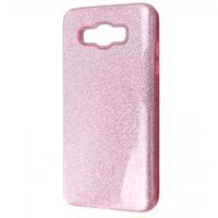 Samsung J7 J710 2016 чохол блискітки Shining Glitter (рожевий)