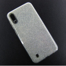 Samsung M10 M105 A10 A105 чохол блискітки Shining (срібло)