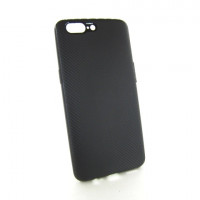 One Plus 5 силиконовий чохол карбон black