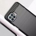 Oppo A73 Силиконовый чехол Карбон (black)