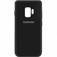 Samsung G960 S9 чохол мікрофібра Silicone Cover (чорний)