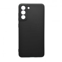 Samsung S21 FE Чехол силиконовый Защита камеры (черный)