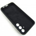 Samsung S23 FE Чехол силиконовый Защита камеры (черный)
