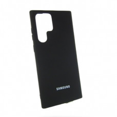 Samsung S22 Ultra S908 Чохол силіконовий (чорний)