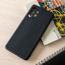 Samsung A33 A336 Чохол силіконовий Карбон (чорний)