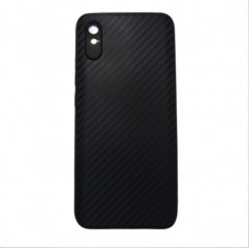 Xiaomi Redmi 9A 9А Силіконовий чохол Карбон (чорний)