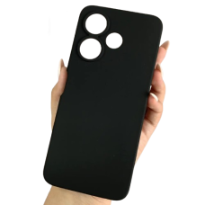Xiaomi Redmi 13 Чохол силіконовий Захист камери (чорний)