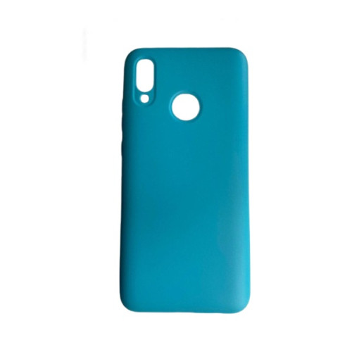 Huawei Y7 2019 (DUB-LX1) Силіконовий чохол soft touch (блакитний)