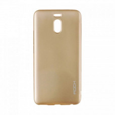 Meizu M6 note захисний чохол Soft Touch (золотий)