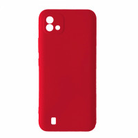 Realme C11 (2021) Силиконовый чехол Защита камеры (красный)
