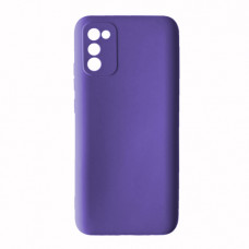 Samsung A02s A025 Чохол Захист камери Colorful (фіолетовий)