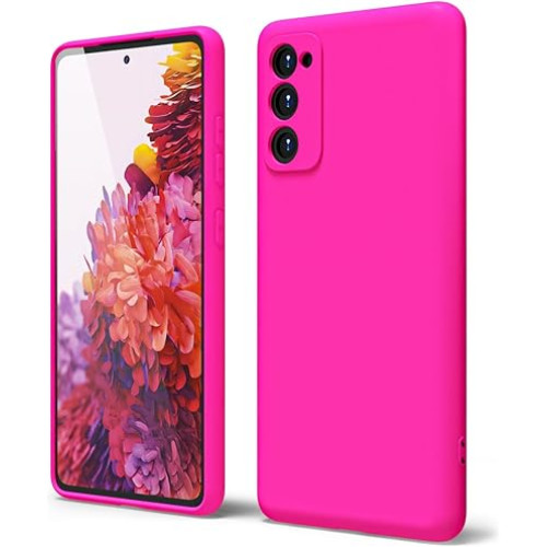 Samsung S20 FE G780 Чохол силіконовий Мікрофібра (яскравий)