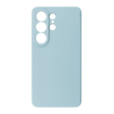 Samsung S26 Ultra S948 Чохол силіконовий Мікрофібра (блакитний)