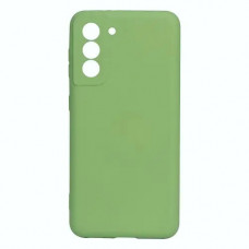 Samsung S21 G991 Чохол силіконовий Захист камери (зелений)