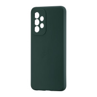 Samsung A33 A336 Чехол силиконовый Микрофибра (хаки)