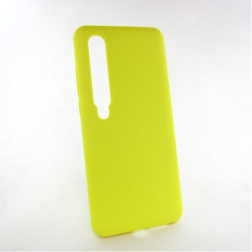 Xiaomi Mi 10 10pro Силиконовый чехол (желтый)