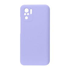 Xiaomi Redmi Note 10 10S чехол лиловый Silicone Cover lilac