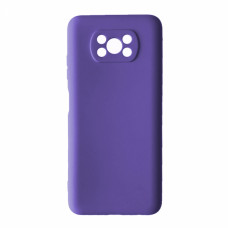Xiaomi Poco X3 силіконовий чохол Colorful lilac