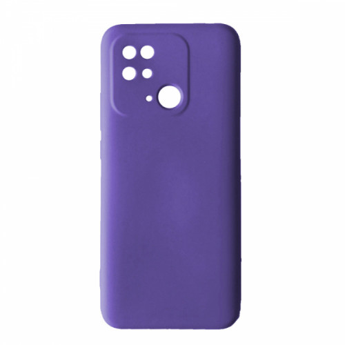 Xiaomi Redmi 10c Чохол силіконовий Захист камери (ліловий)