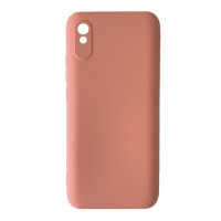 Xiaomi Redmi 9A силиконовый чехол Silicone Cover (розовый)