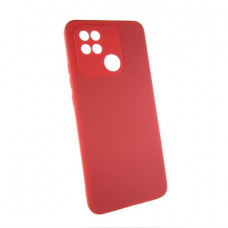Xiaomi Redmi 10c Чохол силіконовий Захист камери (червоний)