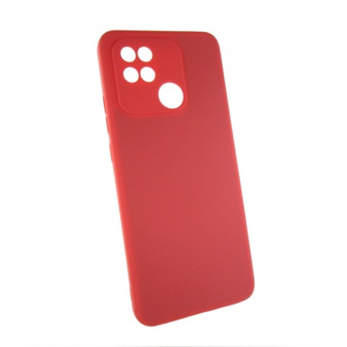 Xiaomi Redmi 10c Чохол силіконовий Захист камери (червоний)