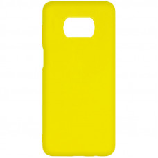 Xiaomi Poco X3 Силіконовий Чохол жовтий Colorful